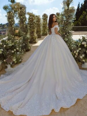 LORIE Vintage Glitter Lace Wedding Dresses Off Shoulder Applique A-Line VNeck Bridal Gown Backless Princess BrideGown Customized 3 S649b2e404438472ca0f3f3ddb29f1425K Cropped