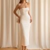 Elegant Short Mermaid Wedding Dress Strapless Satin Bow Sleeveless Simple Lace-up Bridal Gown Vestidos De Noiva Customized 4 S6ce17ab6a830438f80f60c4287a19abdb Cropped
