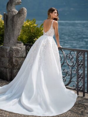 SoDigne Luxury A-line Wedding Dresses Square Collar Sleeveless Bridal Gown Beach Backless Appliques Tulle Split Bridal Dress 4 S72b7702f17864d578bfd18747ea356cff Cropped