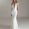 SoDigne Mermaid Satin Simple Wedding Dresses Halter Sleeveless Bridal Dress Elegant Wedding Gown Robe De Mairee Customized 8 S77c3c33556f34b3d8324c554e8614ae5e Cropped