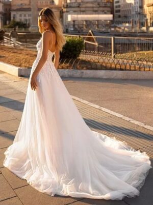 SoDigne A-line Appliques Wedding Dresses Sweetheart Sleeveless Tulle Bride Gowns Split Long Women Bridal Dress robe de mariée 4 S77ce395e17554c8294b0a37062b70f65u Cropped