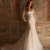 SoDigne Mermaid Tulle Appliques Bride Dresses Sweetheart Full Sleeves Wedding Dress Bridal Gowns vestidos de novia Customized 2 S859ee6d80a63404e9960440d35a8deb74 Cropped