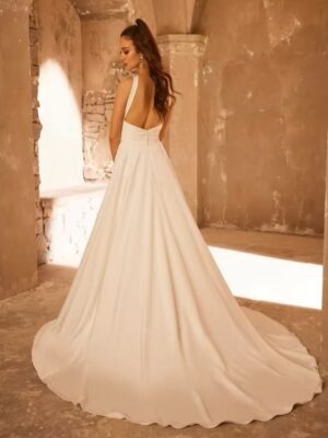 SoDigne Satin Simple Bride Dresses A-line Halter Sleeveless Beach Wedding Dress Boho Bridal Gowns vestidos de novia 2024 4 S871f5bfba5734d7abeaa7dd893314676b Cropped