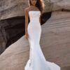 Elegant Pleat Mermaid Wedding Dresses 2025 Strapless Open Back Sleeveless Bridal Gown Sweep Train Vestido De Noiva Customized 5 Sb13cba420834446599ccc6ff73d11e79B Cropped