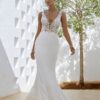 SoDigne Mermaid Wedding Dresses Satin Lace Appliques V-neck Sleeveless Bridal Dress 2024 Bride Gown Long vestidos de novia 9 Sbcd75d98b88b4382b1646e7b4b25e86aq Cropped 1