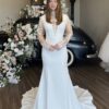 SoDigne Mermaid Satin Bride Dresses High Neck Full Sleeves Appliques Wedding Dress Bridal Gowns vestidos de novia Customized 5 Seae33a50ea024c4ab2cc8cbe7fa7fc43B Cropped